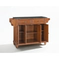 thumbnail image 2 of Crosley Furniture Cambridge Granite Top Full Size Kitchen Island/Cart Cherry/Black, 2 of 6