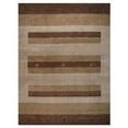 thumbnail image 5 of Rugsotic Carpets Handmade Rugs Hand Knotted Loom Rectangle 5'7''x7'10'' Brown Light Beige Wool for Indoor Use, 5 of 5