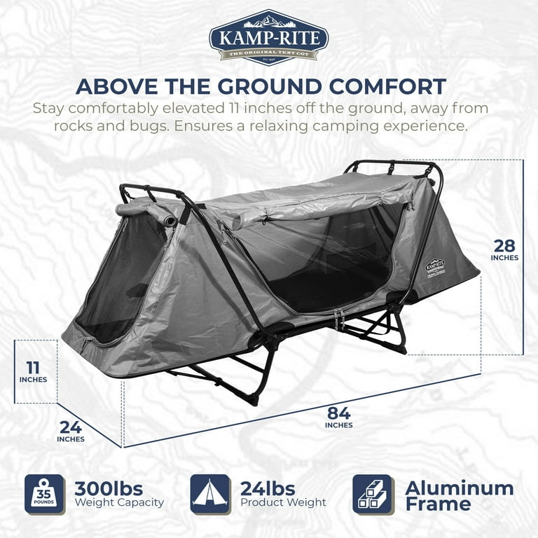 Kamp Rite Tent Rain Cover Kamp-Rite Collapsible Double Tent Cot
