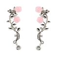 thumbnail image 1 of Personality Earrings Leaves Beautiful Diamond Earrings Irregular Mesh, 1 of 2
