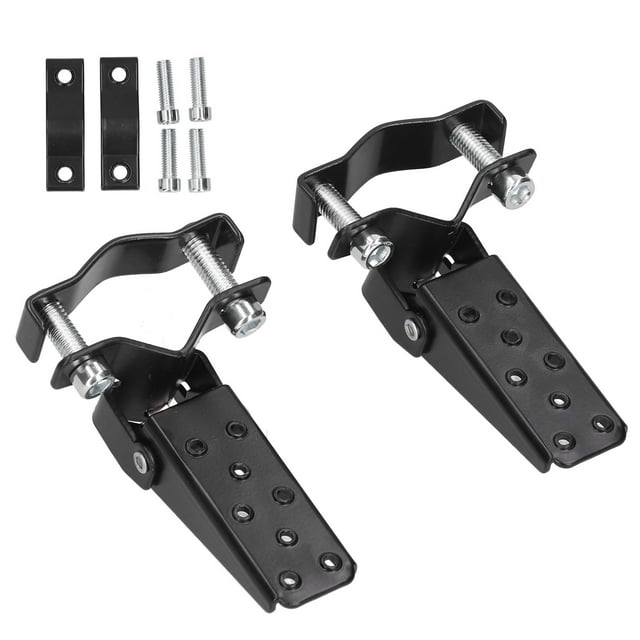Motorcycle Footpegs, Foldable Durable To Use Foot Pegs High Strength For Electric Bicycles For Scooters For Motorcycle For Outdoor