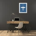 thumbnail image 3 of Rogan, Mark 25x32 White Modern Wood Framed Museum Art Print Titled - Gloster Meteor, 3 of 4