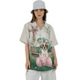 thumbnail image 4 of Easter Egg Saint Bernard Bunny Ear Welcome Spring Truck Hawaiian Shirt Breathable Summer Unisex Merch St Dog Lover - 12002, 4 of 6