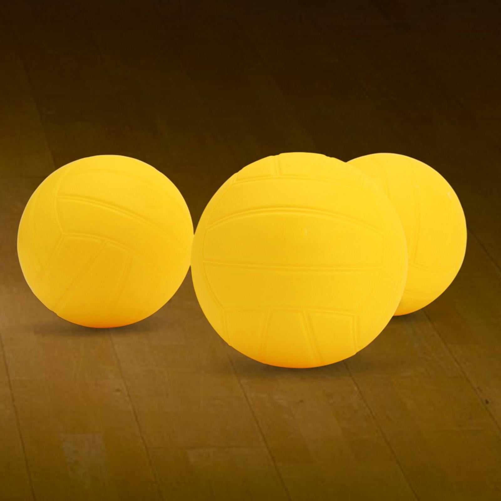 harayaa -Replacement Balls, Mini Volleyball, Strong Soft Yellow Roundnet Game Balls with 3.5 Inch 3pcs