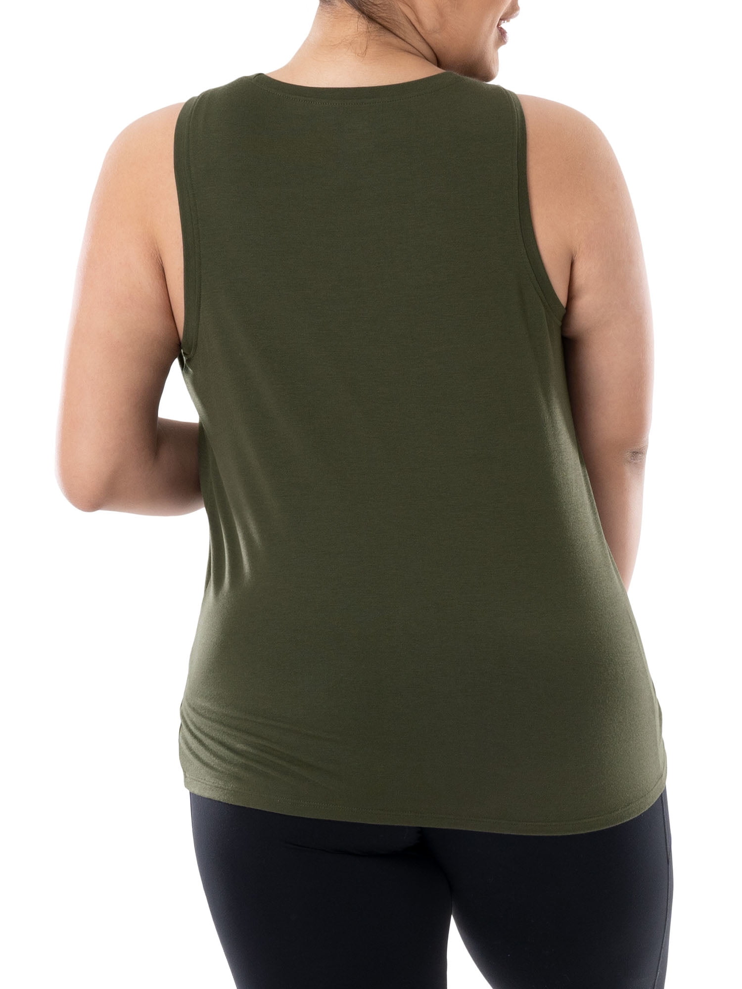 Athletic Works Women's Plus Graphic Tank Bundle, 2-pack