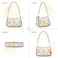 thumbnail image 7 of FORMRS Womens Shoulder Bag with Chain Strap Clutch Purse Cute Tote Handbag, Light Pink Geometric, 7 of 7
