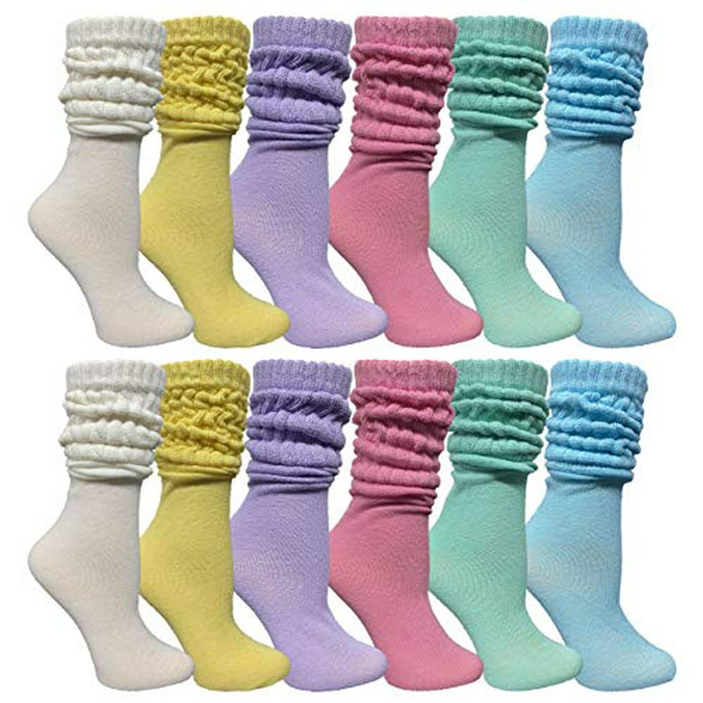 SOCKS #39 NBULK 12 Pack SOCKS #39 NBULK Womens Cotton Slouch Socks Womans SOCKS #39 NBULK 12 Pack SOCKS #39 NBULK Womens Cotton Slouch Socks Womans