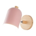 thumbnail image 4 of 2x Lámparas De Pared Para Mesita De Noche Pantalla Giratoria Soporte De Pared E27 Hogar Gris Y Rosa Sunnimix Luces de cabecera giratorias, 4 of 8