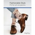 thumbnail image 5 of MeMoi Men's I'd Like S'mores Please Bamboo Blend Crew Sock - Mens - Male, 10-13, Khaki Heather, 5 of 9