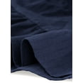 thumbnail image 6 of INSPIRE CHIC Women's Ruffle Hem Fit and Flare Frill Trim Button Front Dresses L Blue, 6 of 6