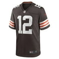 thumbnail image 2 of Men's Nike Michael Woods II Brown Cleveland Browns Game Player Jersey, 2 of 4
