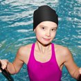 thumbnail image 4 of 2 Pieces Adult Silicone Swim Cap Waterproof Swimming Hat Durable Non-Slip Elastic Swimming Cap, 4 of 6