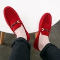 thumbnail image 4 of Zapatos casuales para adolescentes, zapatos para estudiantes de estilo coreano a la moda para hombres, zapatos de moda para hombres, zapatos casuales, zapatos para hombres perezosos sin cordones, 4 of 5