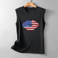 thumbnail image 5 of IROINNID Patriotic Shirts for Women Round Neck Tank 4th Of July Casual Tops Regular Vest Tops Sleeveless Tops, 5 of 5