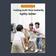 thumbnail image 3 of 2X Foldable Agility Ladder Soccer Football Training Equipment Jump Speed Coordination Footwork Ladder 8 Grids, 3 of 8