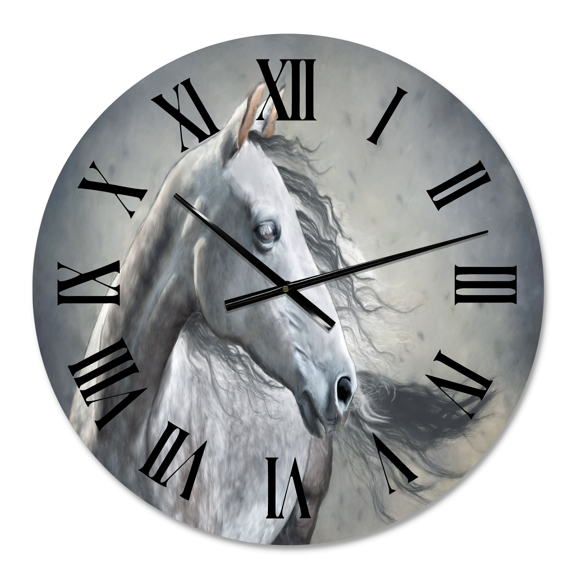 Designart 1 in Farmhouse Wall Clock