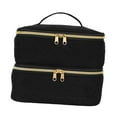 thumbnail image 3 of Nail Polish Carrying Case for Nail Polish and Manicure Set Nail Lamp Perfume Black, 3 of 7