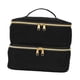 thumbnail image 3 of Bolsa organizadora de esmalte de uñas de doble capa, con capacidad para 30 botellas, bolsa de Estuche de transporte para esmalte de uñas para Negro, 3 of 8