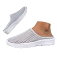 thumbnail image 1 of Slip on Work Shoes for Men Open Back Shoes Closed Toe Slides Breathable Arch Support Slippers Comfort Walking Shoes, 1 of 8