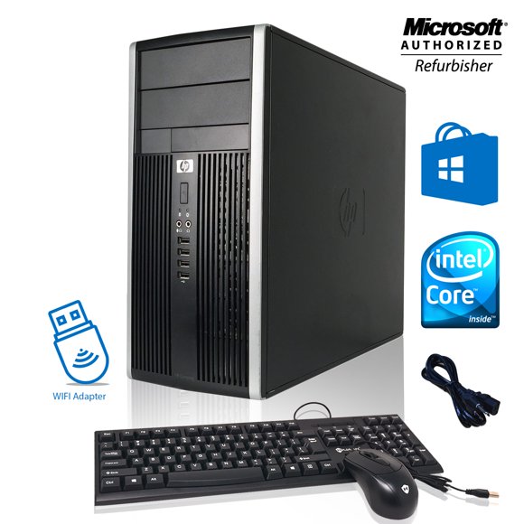 HP Compaq 8300 Tower Computer PC, 3.20 GHz Intel i5 Quad Core, 16GB DDR3 RAM, 500GB Hard Drive, Windows 10 Pro 64 bit Refurbished