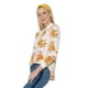thumbnail image 2 of Blusa Mujer Casual Manga Corta Floreada Blanca Palassi 3917, 2 of 7