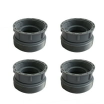 WSTEER 4 Pcs Plastic Kitchen Sink Drain Pipe Adaptor Connector Interior 45mm to outer 58mm Water Pipe Adapter