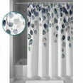 thumbnail image 3 of Small Stall Shower Curtain 48x72 Inch Narrow Half Size Watercolor Leaves Bath Curtains Bathroom Decor Simple Rustic Spring Botanical Vines Waterproof Fabric Shower Curtain Set with Hooks 48 Inch, 3 of 6