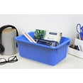 thumbnail image 3 of STOREX Small Cubby Bin, with Cover, Classroom Blue (Case of 5), 3 of 4