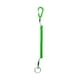 thumbnail image 2 of Cordón retráctil seguro en espiral, cordones de pesca antideslizantes con mosquetón, llavero, accesorios para alicates, caza al aire libre verde, 2 of 9