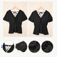 thumbnail image 4 of Blusas peplum para mujer de Joefnel Camisas babydoll Blusas de verano Tops con volantes para mujer Top peplum, 4 of 5