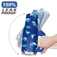 thumbnail image 6 of 40oz Ocean Cute Shark Stainless Steel Flip Straw Tumbler Spill Proof Travel Cup Double Wall Vacuum Insulated Coffee Mug with Top Handle, 6 of 6
