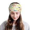 thumbnail image 5 of KLL Colorful Mustache Pirnt Wicking Running Beanie Head Wrap Cycling Bandana for Men Women, 5 of 8