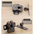 thumbnail image 3 of 12-Pack Cabinet Latch Double Roller Latches Latches for Doors Polished Brass Door Latches for Doors Cabinet Draw, 3 of 5
