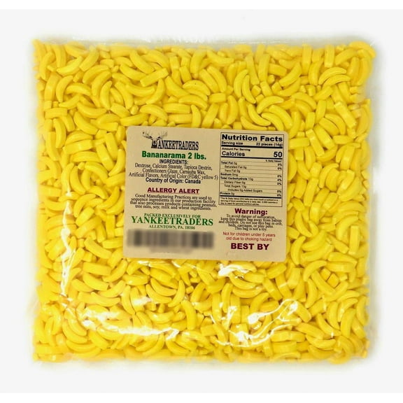 YANKEETRADERS Bananarama Banana Candy - 2 lbs.