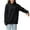 A-Black, variant on Oversized Sweatshirt for Women Round Neck Fall And Winter Sweatshirts Long Sleeve Turtleneck Velvet Sweatshirt