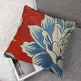 thumbnail image 7 of BANET Sofa Pillow Cover Colorful Flower Decorative Lumbar Throw Pillow Cover Pillow Sham for Sofa White Flax Set of 2 24x24in, 7 of 7
