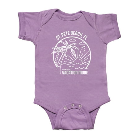 

Inktastic Summer Vacation Mode St. Pete Beach Florida Gift Baby Boy or Baby Girl Bodysuit