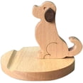 thumbnail image 1 of Soporte de madera para teléfono móvil, soporte para teléfono móvil con forma de perro, soporte para teléfono móvil para mascotas, nuevo soporte de escritorio para teléfono móvil, soporte de escritorio, 1 of 5