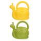 thumbnail image 1 of 2 regaderas de 1 litro con forma de caracol para jardín, balcón (verde y amarillo), 1 of 6