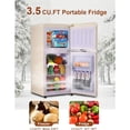 thumbnail image 5 of Mini Refrigerator with Freezer 3.5 Cu. Ft - 2 Doors, Adjustable Thermostat & Removable Shelves, 5 of 13