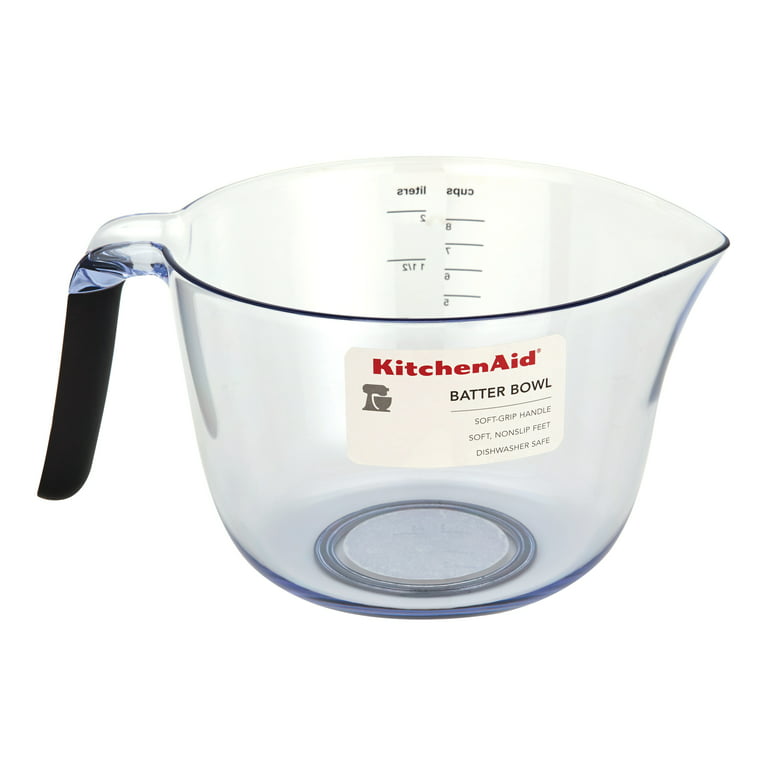 PLASTIC MEASURING BOWL WITH HANDLE