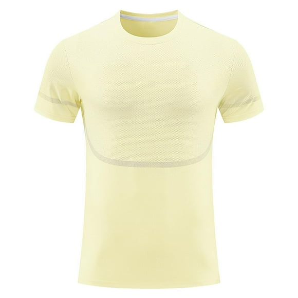 asjyhkr Mens Compression Shirts Short Sleeve Quick Drying Gym Athletic Base Layer Sport Undershirts