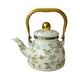 thumbnail image 4 of Tetera de esmalte Tetera de cocina Tetera multiusos Jarra de jugo con tapa Cafetera para flor, 4 of 9