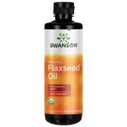 Swanson Flaxseed Oil (Omegatru) 16 fl Ounce (1 pt) (473 ml) Liquid