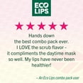thumbnail image 4 of Eco Lips Organic Raspberry Lemon Lip Scrub & Plumping Daytime Lip Mask Combo 2 Pack 0.25each, 4 of 7