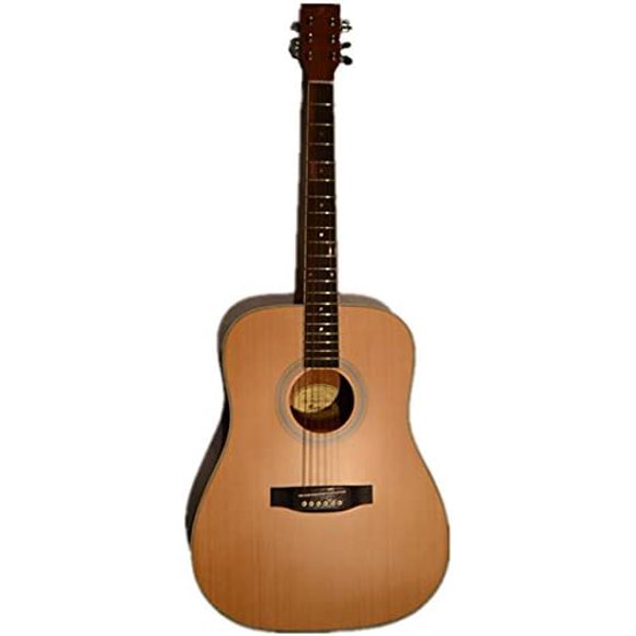 Funion 41” Acoustic Guitar With 2 Sets Strings Tuner Capo 3 Picks and Strap Full Size Guitar Handmade Right Hand Style Guitare Acostique Guitarra Acústica