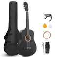 thumbnail image 1 of Kit de Guitarra Acústica Ktaxon 38" de Tilo 6 Cuerdas Negra, 1 of 7