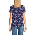 thumbnail image 2 of Lands' End Women's Relaxed Supima Cotton T-Shirt, 2 of 3