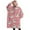 Pink Christmas Santa, variant on Oversized Wearable Blanket Hoodie,Pink Christmas Tree Pattern Sherpa Blanket Hoodie with Super Pockets,Super Warm Fuzzy Pullover for Women & Men