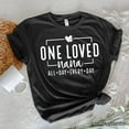 thumbnail image 6 of One Loved Nana T-Shirt, All Day Every Day White and Black Tee Gift for Grandma, 6 of 8